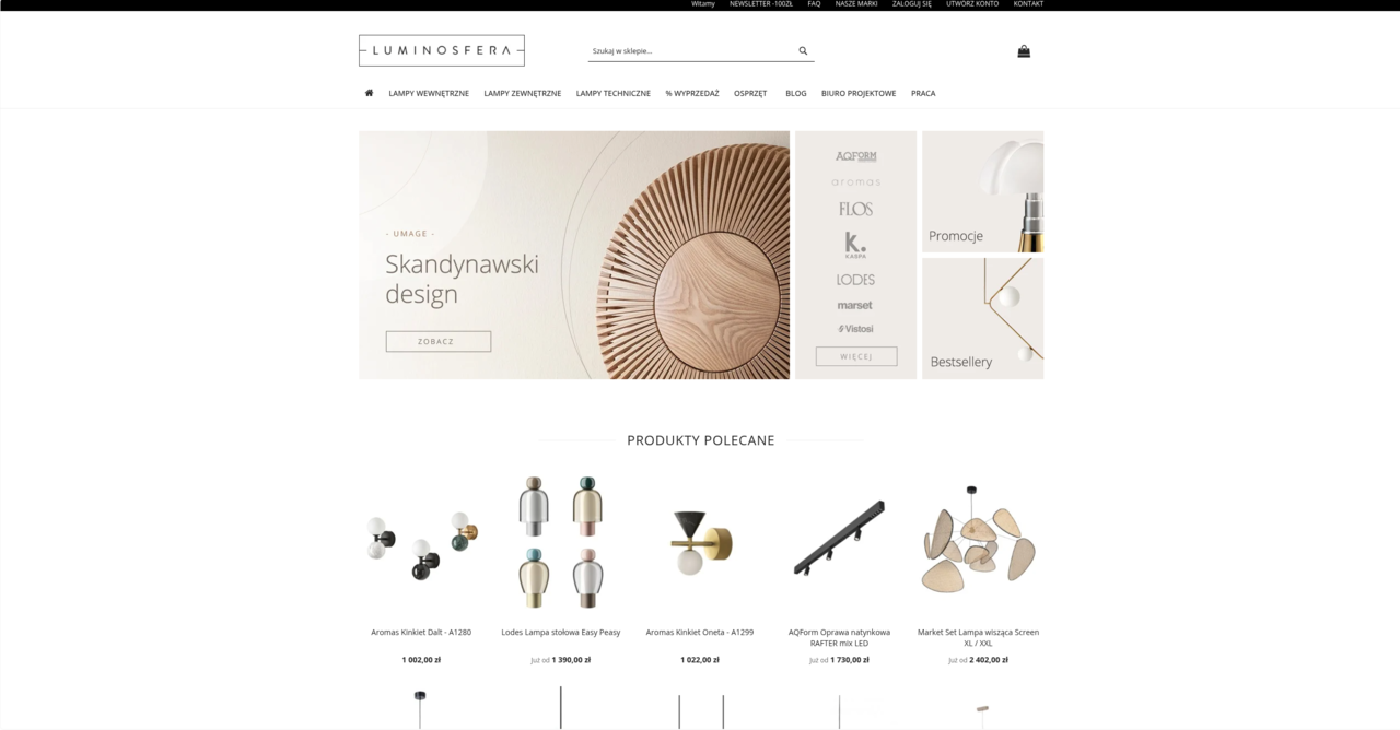 Sklep Magento 2 Luminosfera