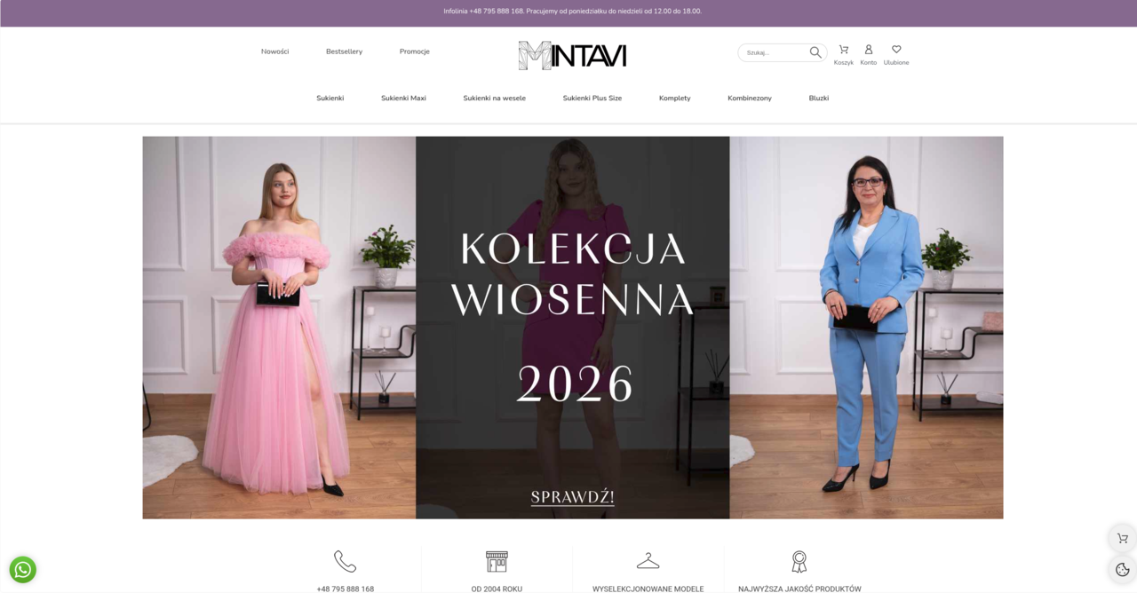 Sklep PrestaShop Mintavi