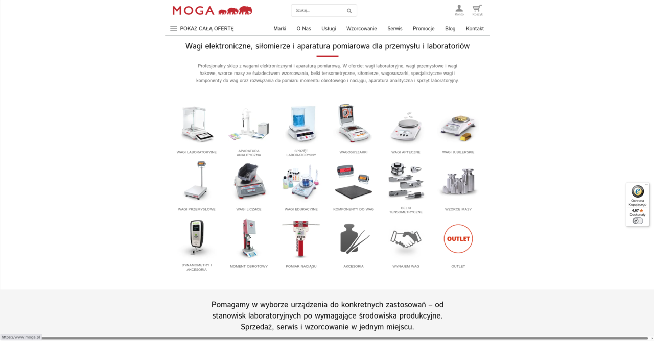 Sklep Magento 1 Moga