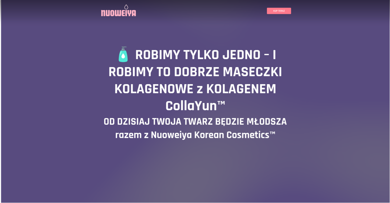 Sklep kosmetyczny Nuoweiya